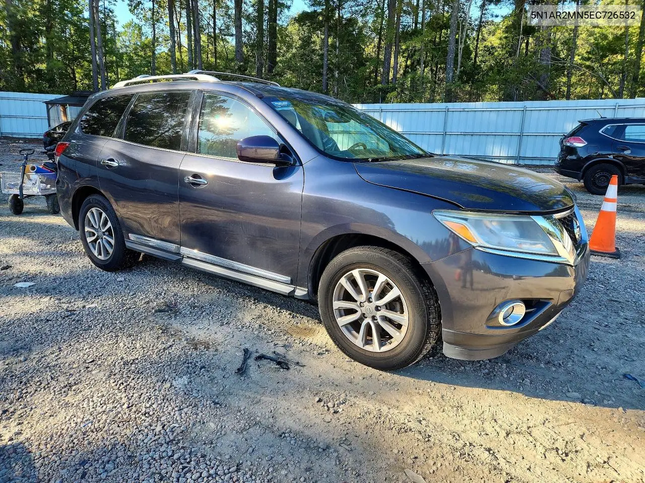2014 NISSAN PATHFINDER VIN 5N1AR2MN5EC726532 — фото 4
