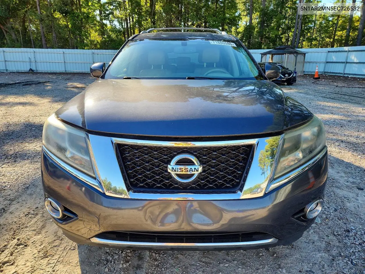 2014 NISSAN PATHFINDER VIN 5N1AR2MN5EC726532 — фото 5