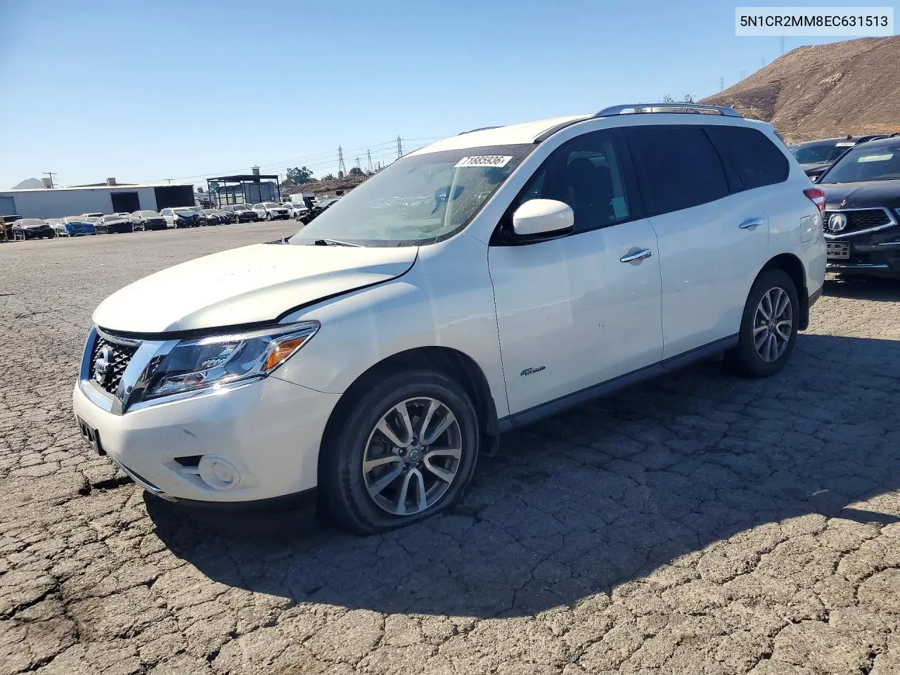 NISSAN PATHFINDER 2014, VIN 5N1CR2MM8EC631513