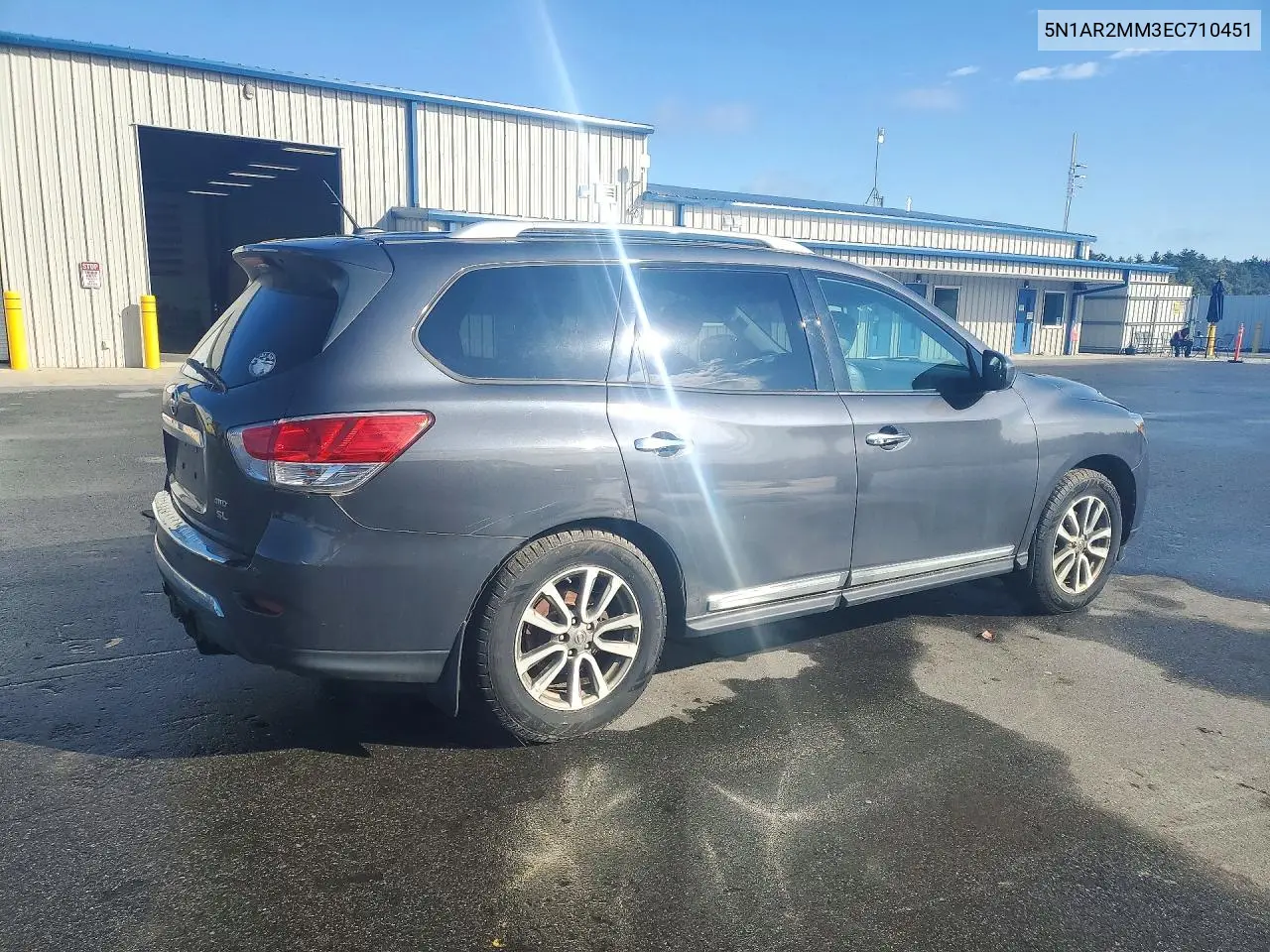 2014 NISSAN PATHFINDER VIN 5N1AR2MM3EC710451 — фото 3