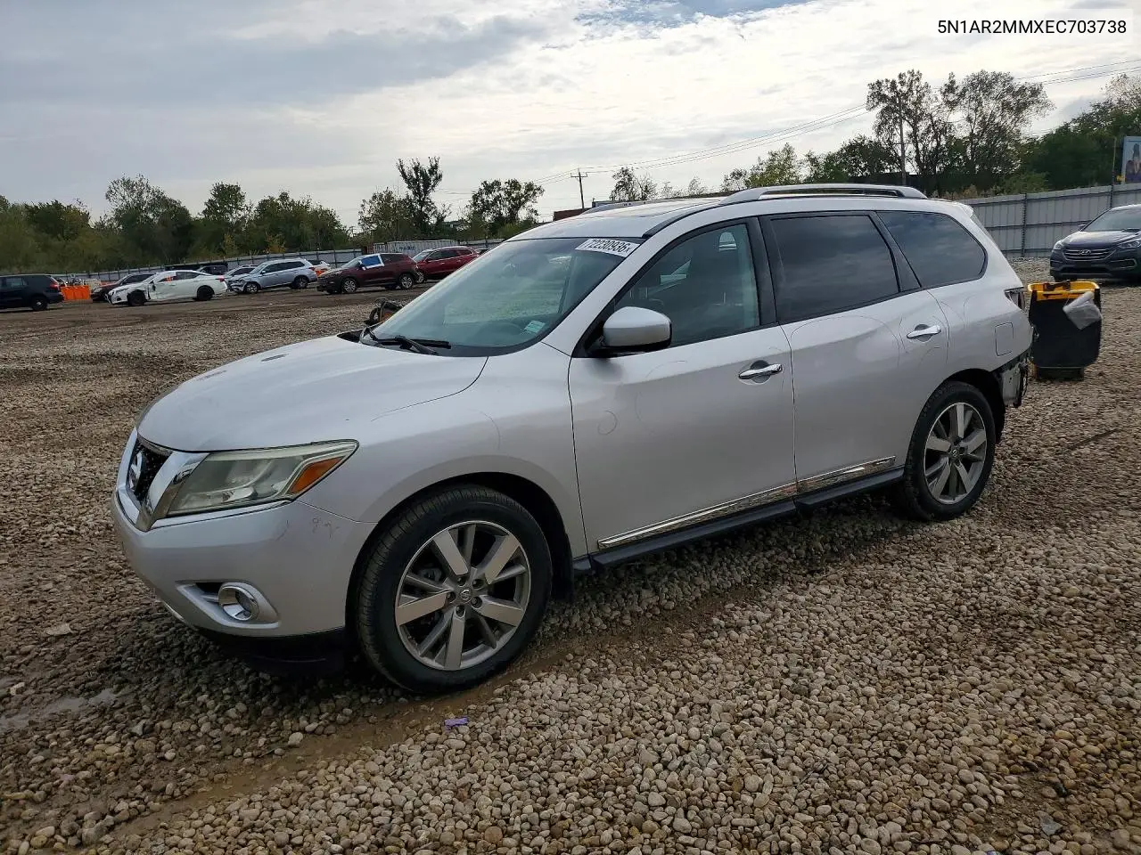 NISSAN PATHFINDER 2014, VIN 5N1AR2MMXEC703738