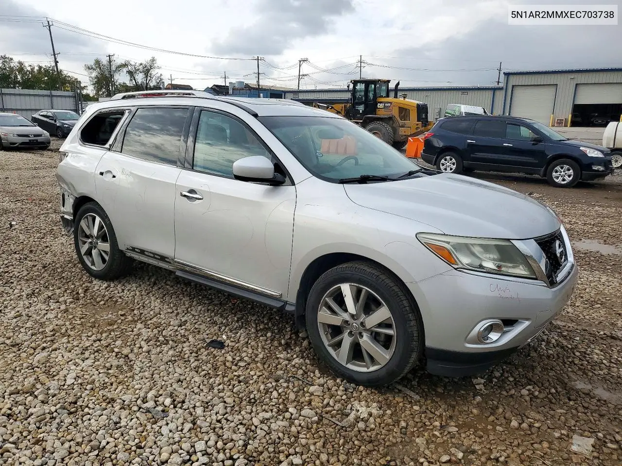 2014 NISSAN PATHFINDER VIN 5N1AR2MMXEC703738 — фото 4