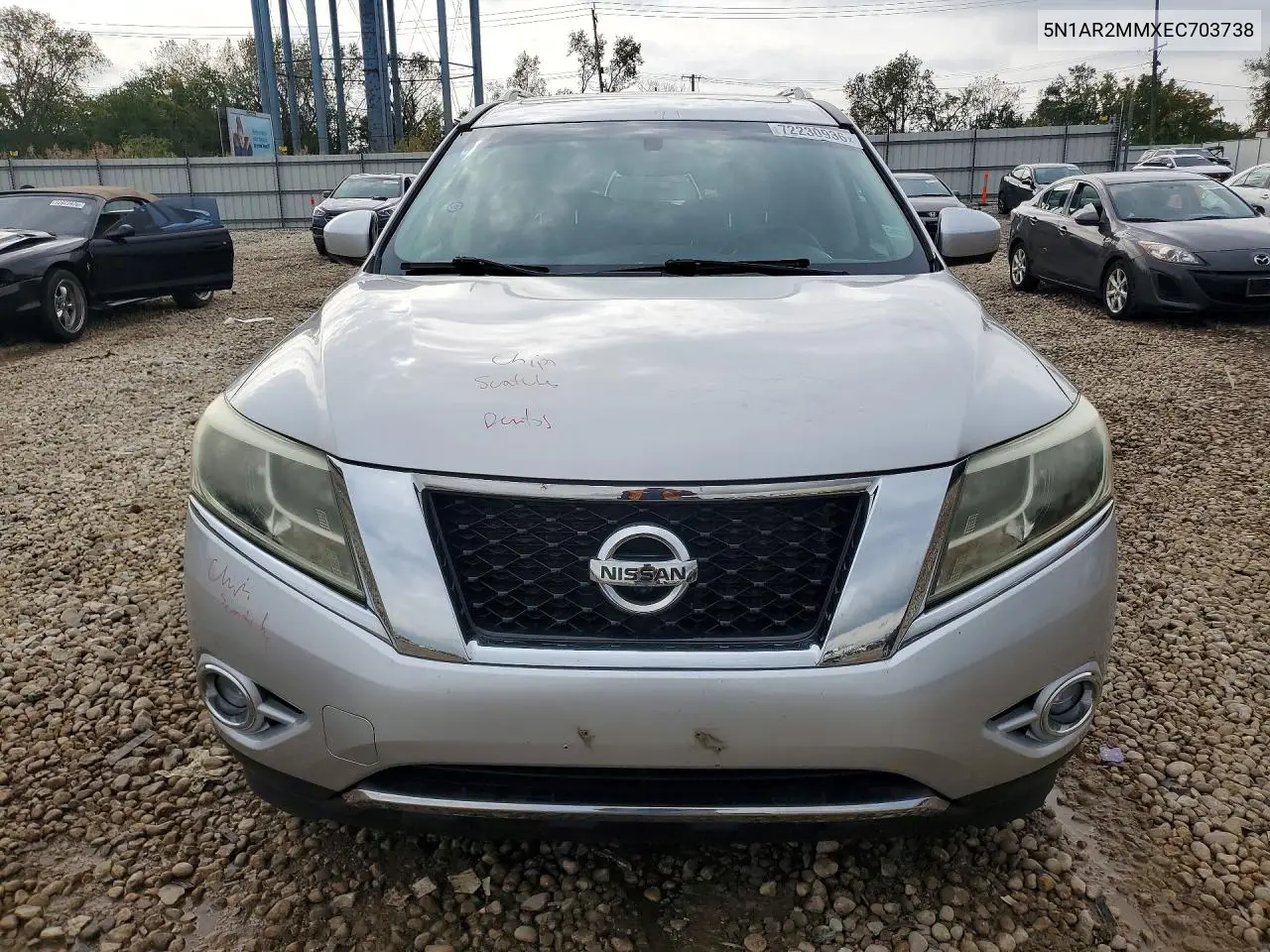 2014 NISSAN PATHFINDER VIN 5N1AR2MMXEC703738 — фото 5