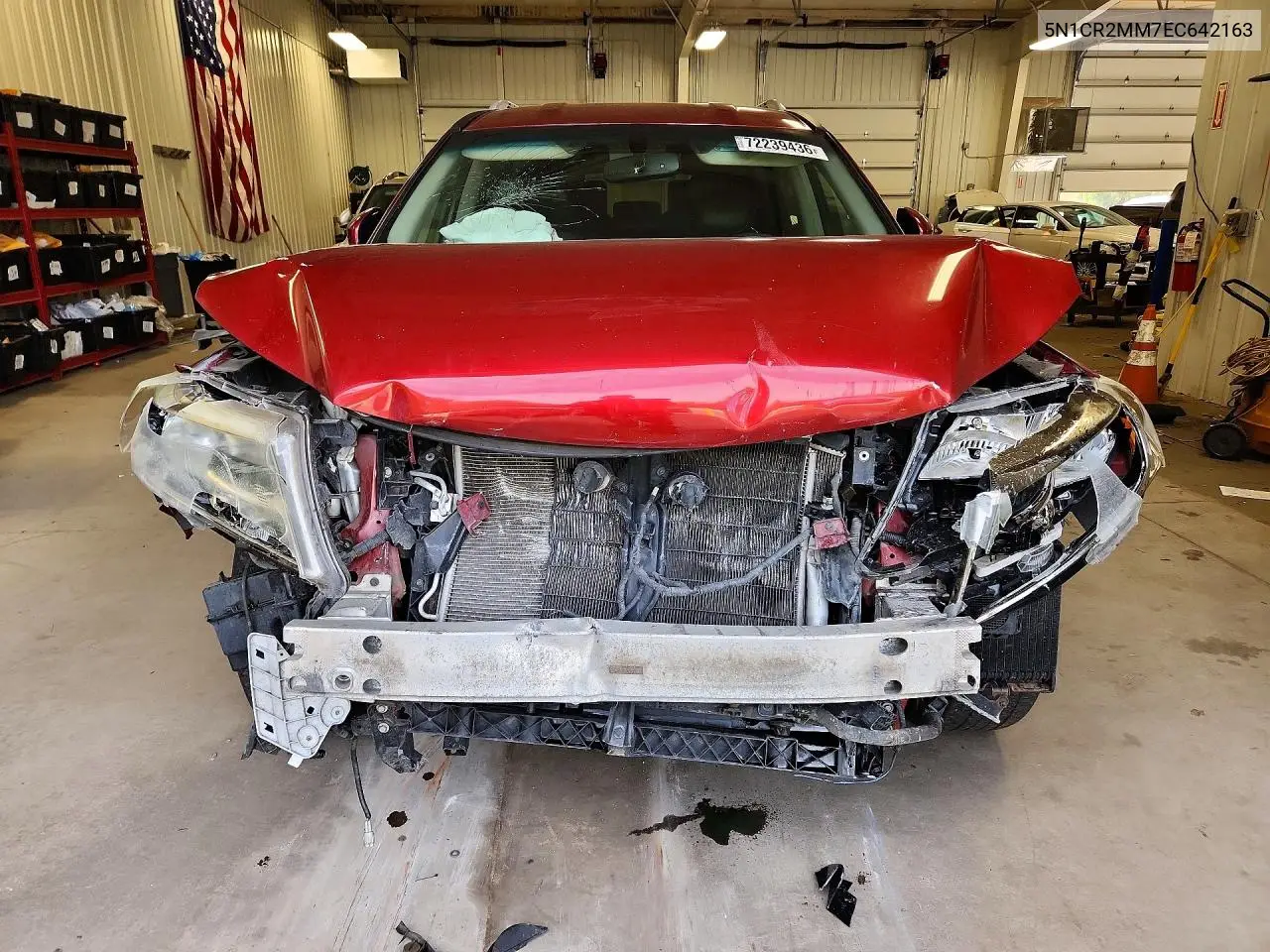 2014 NISSAN PATHFINDER VIN 5N1CR2MM7EC642163 — фото 5