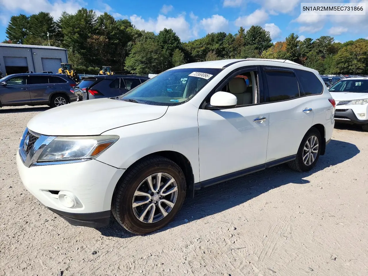NISSAN PATHFINDER 2014, VIN 5N1AR2MM5EC731866