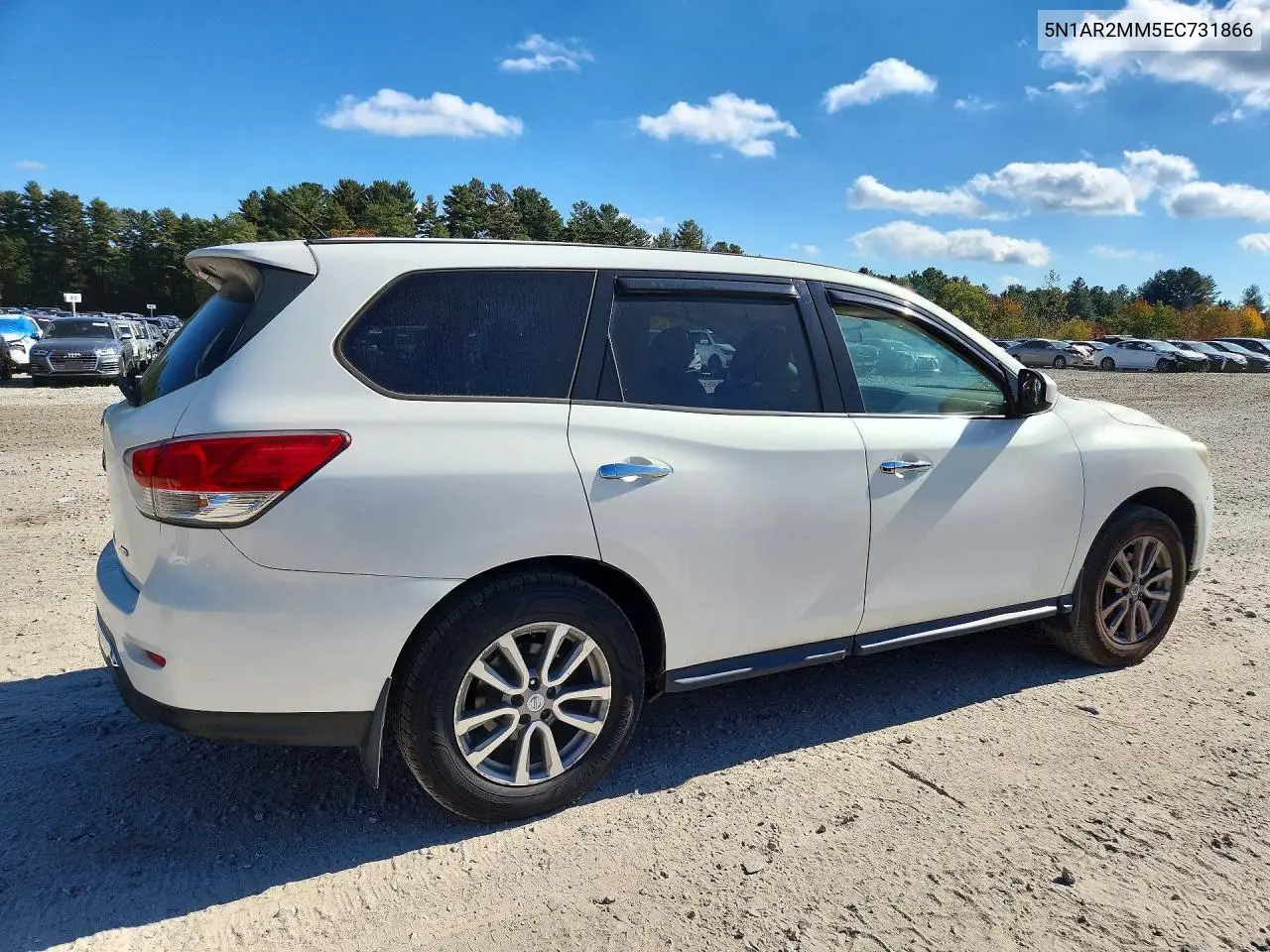 2014 NISSAN PATHFINDER VIN 5N1AR2MM5EC731866 — фото 3
