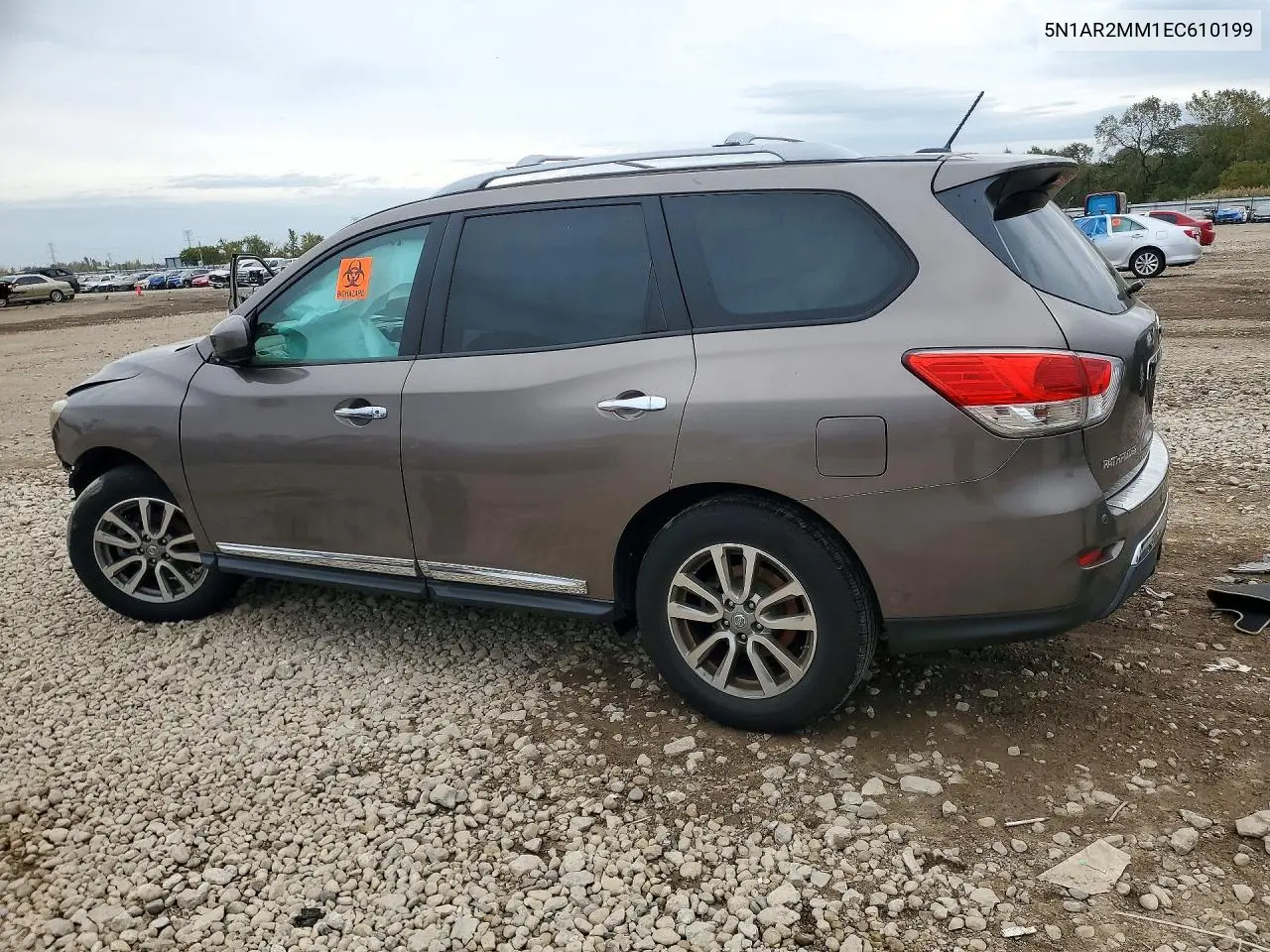 2014 NISSAN PATHFINDER VIN 5N1AR2MM1EC610199 — фото 2