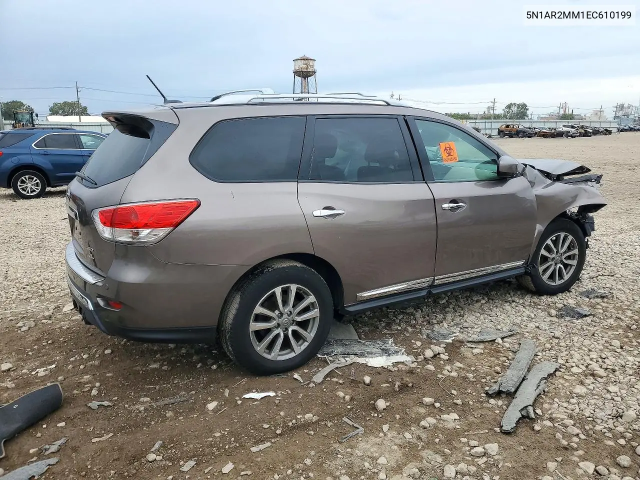 2014 NISSAN PATHFINDER VIN 5N1AR2MM1EC610199 — фото 3