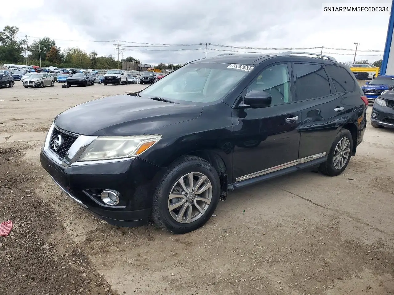 NISSAN PATHFINDER 2014, VIN 5N1AR2MM5EC606334