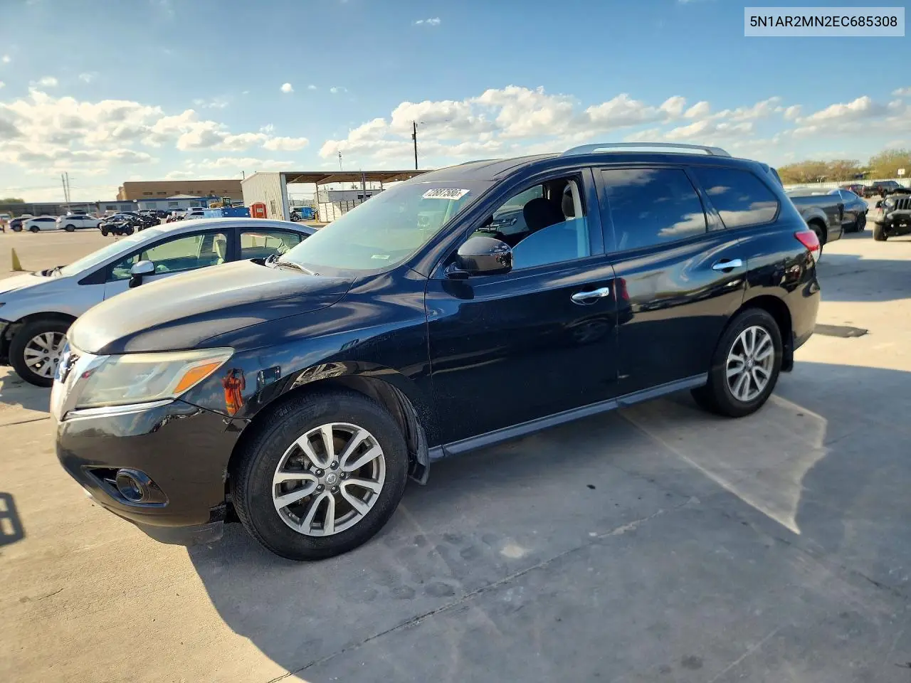 NISSAN PATHFINDER 2014, VIN 5N1AR2MN2EC685308