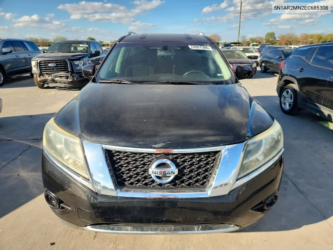 2014 NISSAN PATHFINDER VIN 5N1AR2MN2EC685308 — фото 5