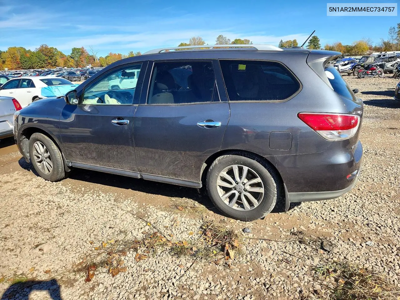 2014 NISSAN PATHFINDER VIN 5N1AR2MM4EC734757 — фото 2