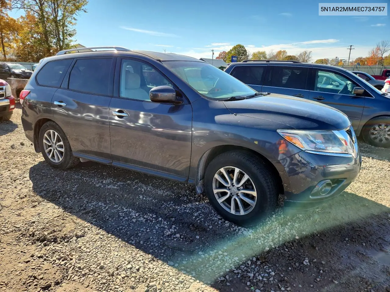 2014 NISSAN PATHFINDER VIN 5N1AR2MM4EC734757 — фото 4