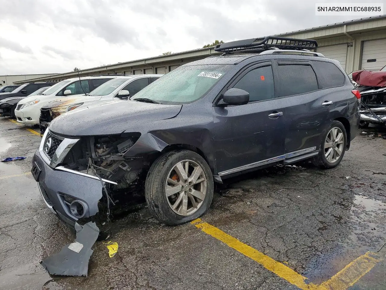 NISSAN PATHFINDER 2014, VIN 5N1AR2MM1EC688935