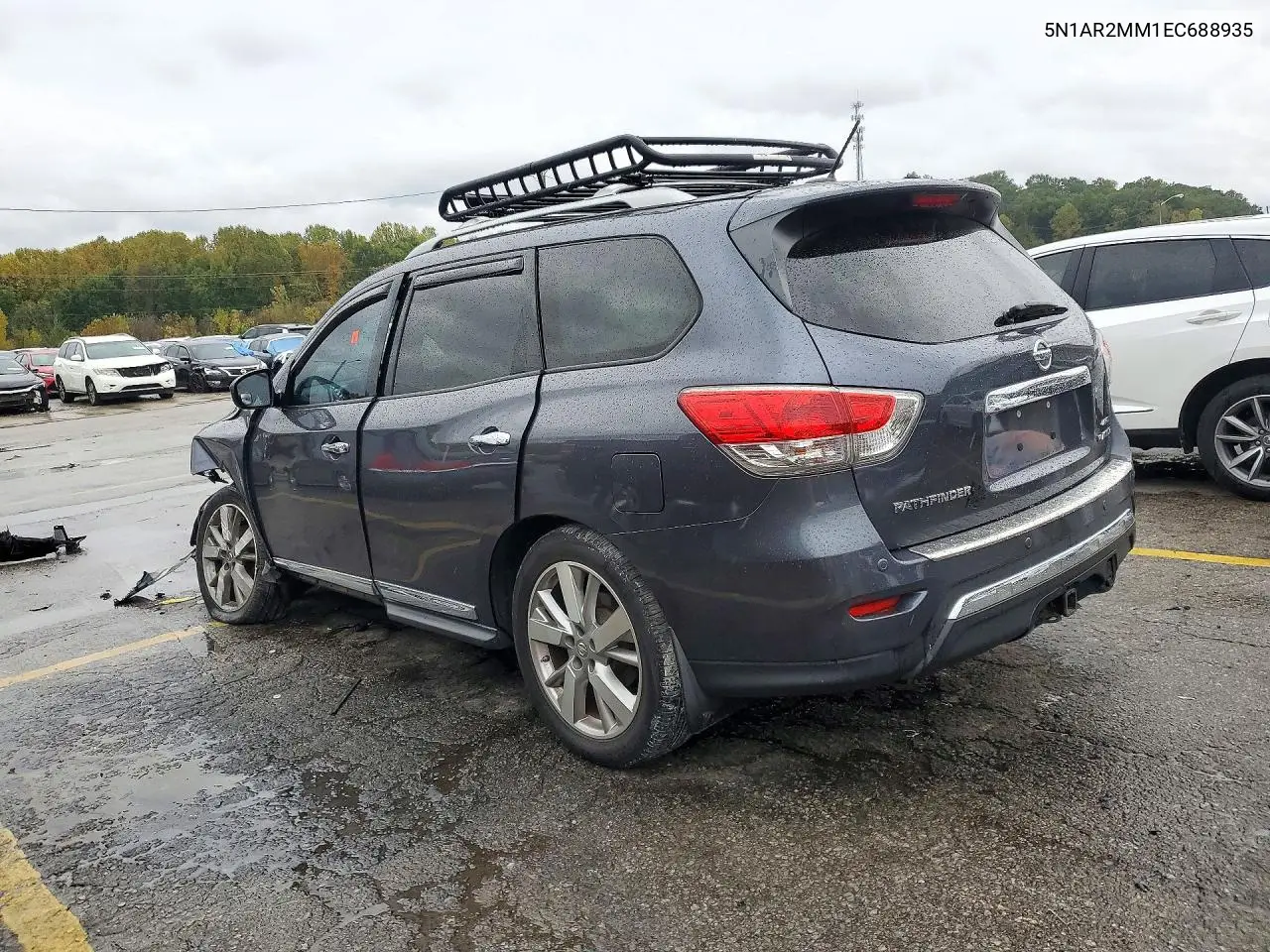 2014 NISSAN PATHFINDER VIN 5N1AR2MM1EC688935 — фото 2
