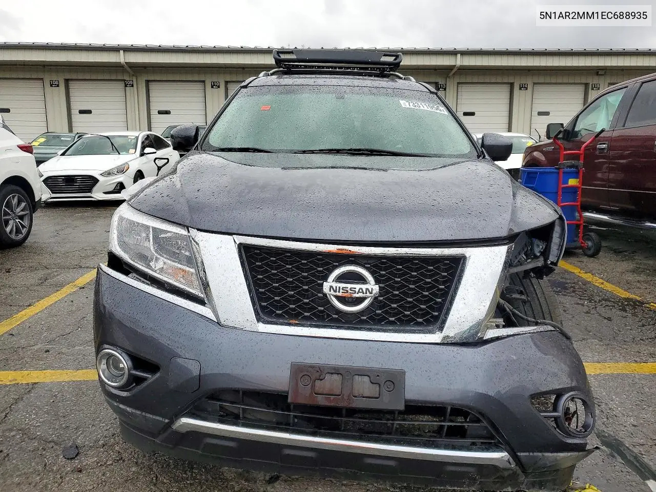 2014 NISSAN PATHFINDER VIN 5N1AR2MM1EC688935 — фото 5