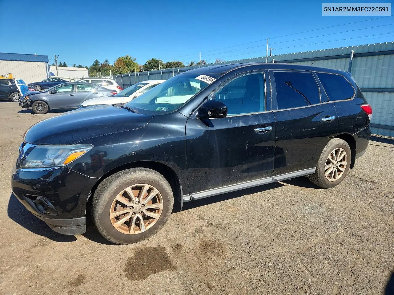 NISSAN PATHFINDER 2014, VIN 5N1AR2MM3EC720591
