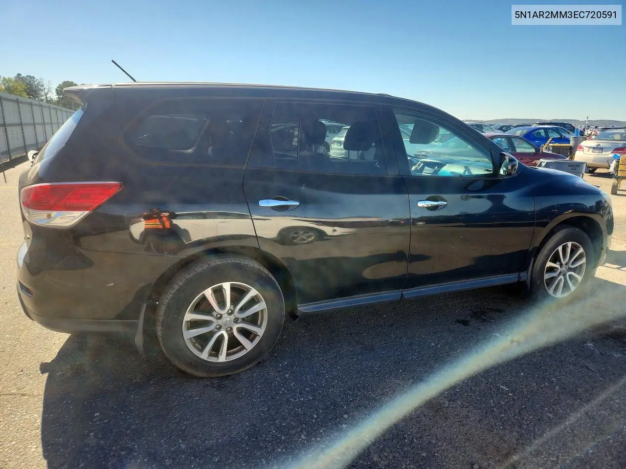 2014 NISSAN PATHFINDER VIN 5N1AR2MM3EC720591 — фото 3