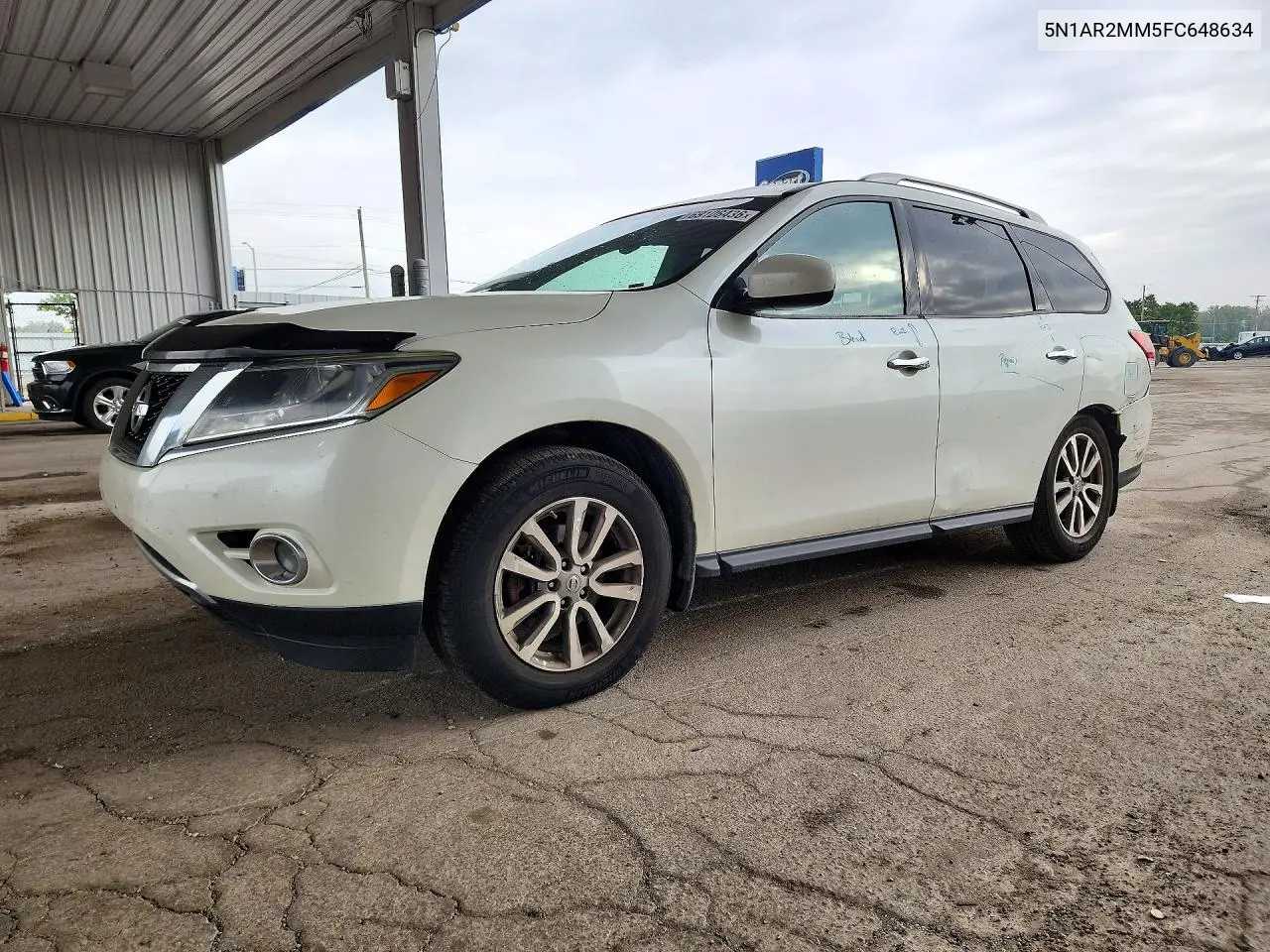 NISSAN PATHFINDER 2015, VIN 5N1AR2MM5FC648634