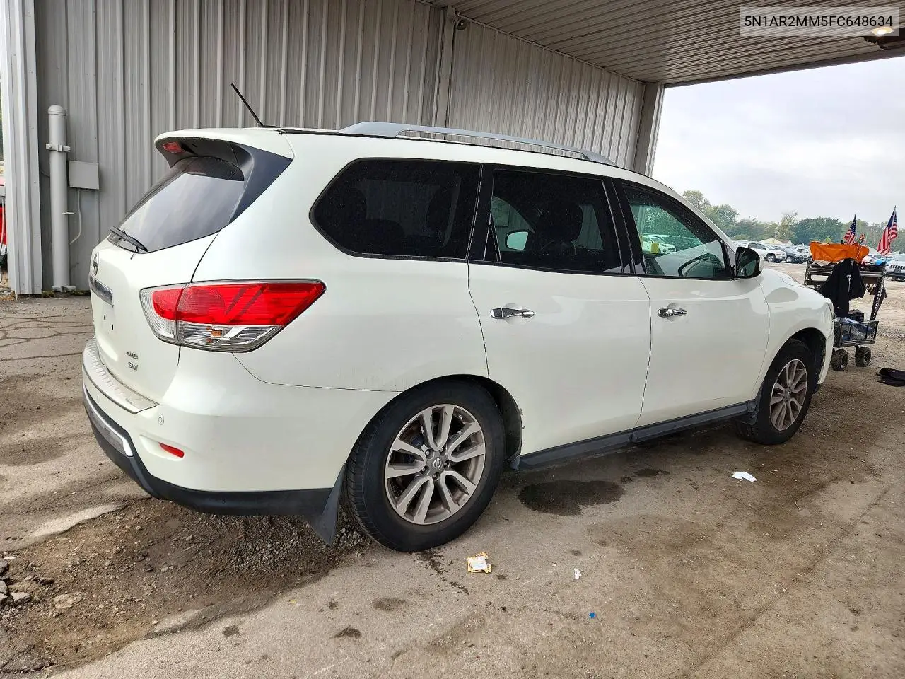 2015 NISSAN PATHFINDER VIN 5N1AR2MM5FC648634 — фото 3