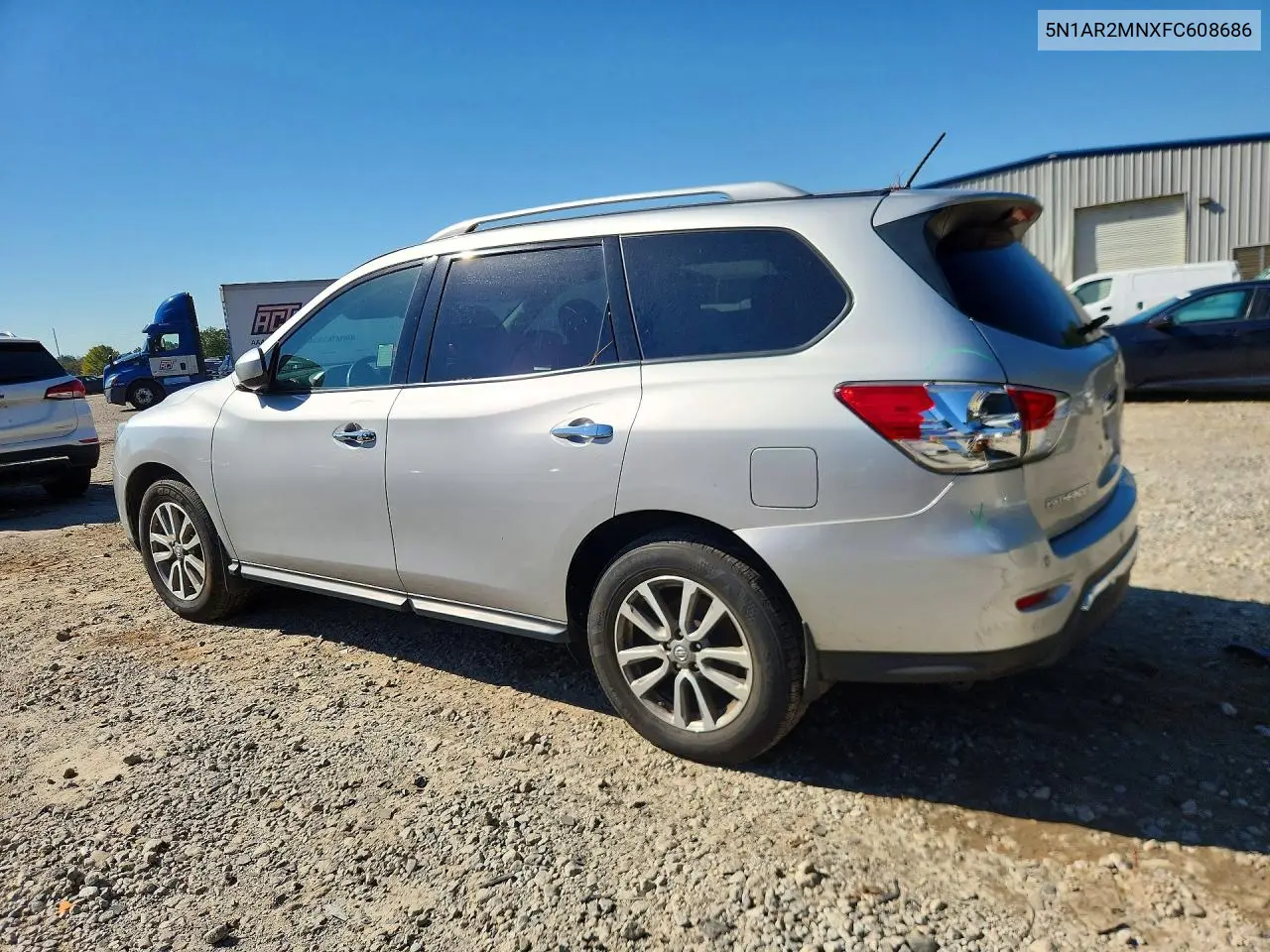 2015 NISSAN PATHFINDER VIN 5N1AR2MNXFC608686 — фото 2