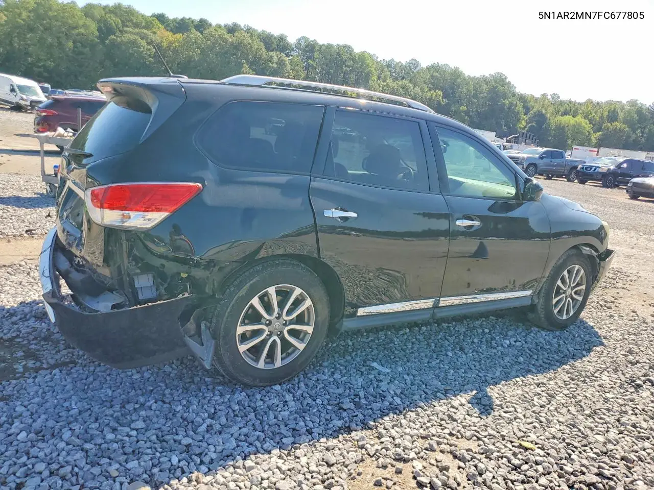 2015 NISSAN PATHFINDER VIN 5N1AR2MN7FC677805 — фото 3