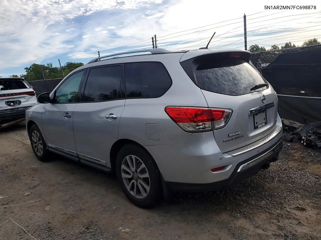 2015 NISSAN PATHFINDER VIN 5N1AR2MN7FC698878 — фото 2