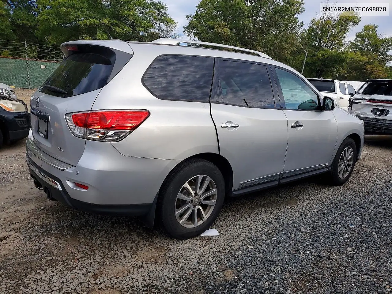 2015 NISSAN PATHFINDER VIN 5N1AR2MN7FC698878 — фото 3