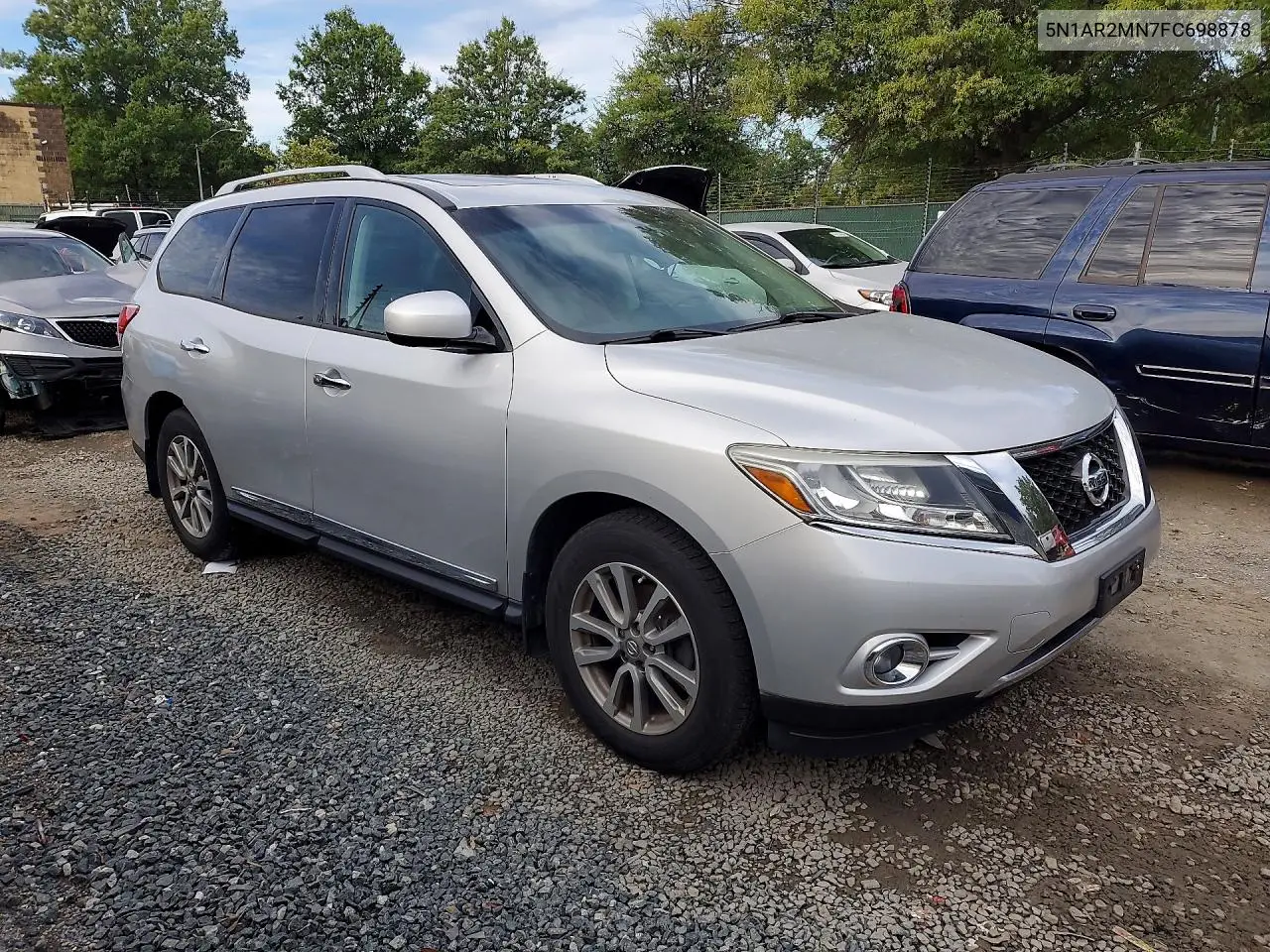 2015 NISSAN PATHFINDER VIN 5N1AR2MN7FC698878 — фото 4
