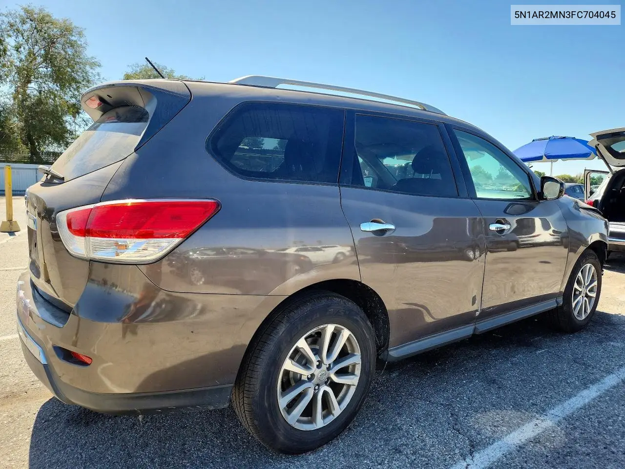 2015 NISSAN PATHFINDER VIN 5N1AR2MN3FC704045 — фото 3