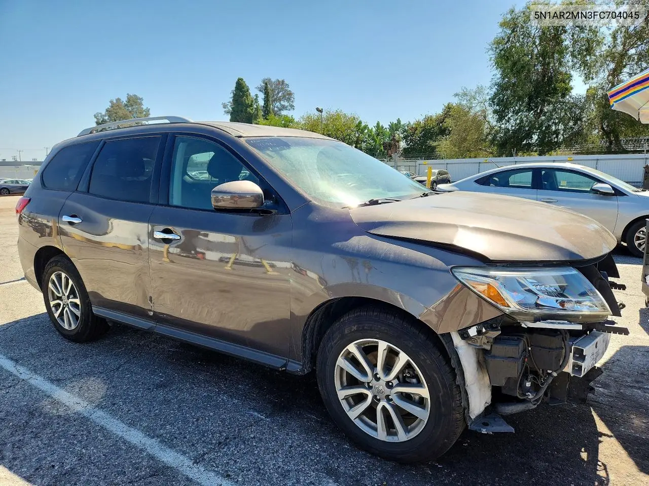 2015 NISSAN PATHFINDER VIN 5N1AR2MN3FC704045 — фото 4
