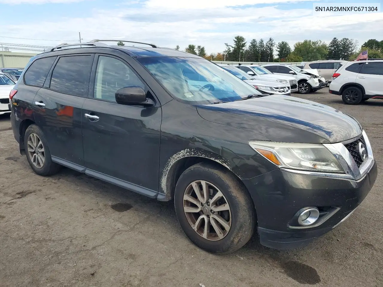 2015 NISSAN PATHFINDER VIN 5N1AR2MNXFC671304 — фото 4