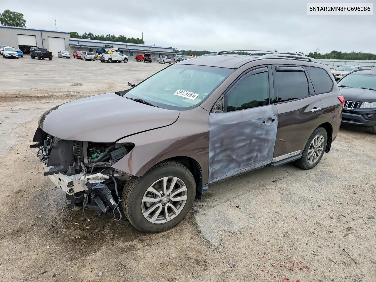 NISSAN PATHFINDER 2015, VIN 5N1AR2MN8FC696086