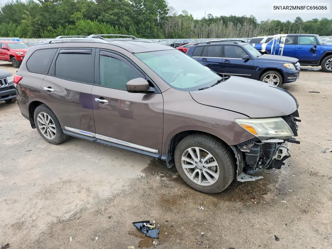 2015 NISSAN PATHFINDER VIN 5N1AR2MN8FC696086 — фото 4