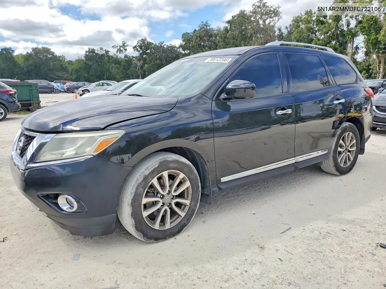 NISSAN PATHFINDER 2015, VIN 5N1AR2MM0FC722106
