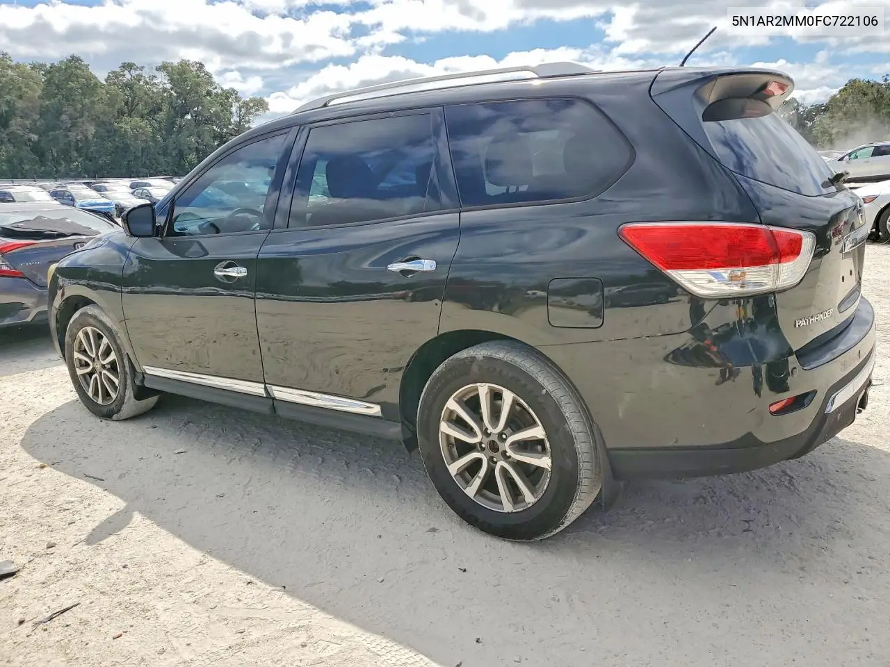 2015 NISSAN PATHFINDER VIN 5N1AR2MM0FC722106 — фото 2