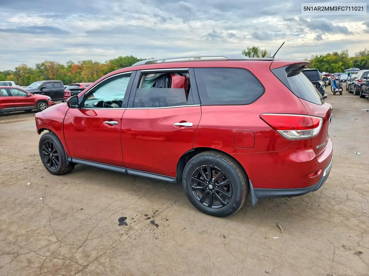 2015 NISSAN PATHFINDER VIN 5N1AR2MM3FC711021 — фото 2