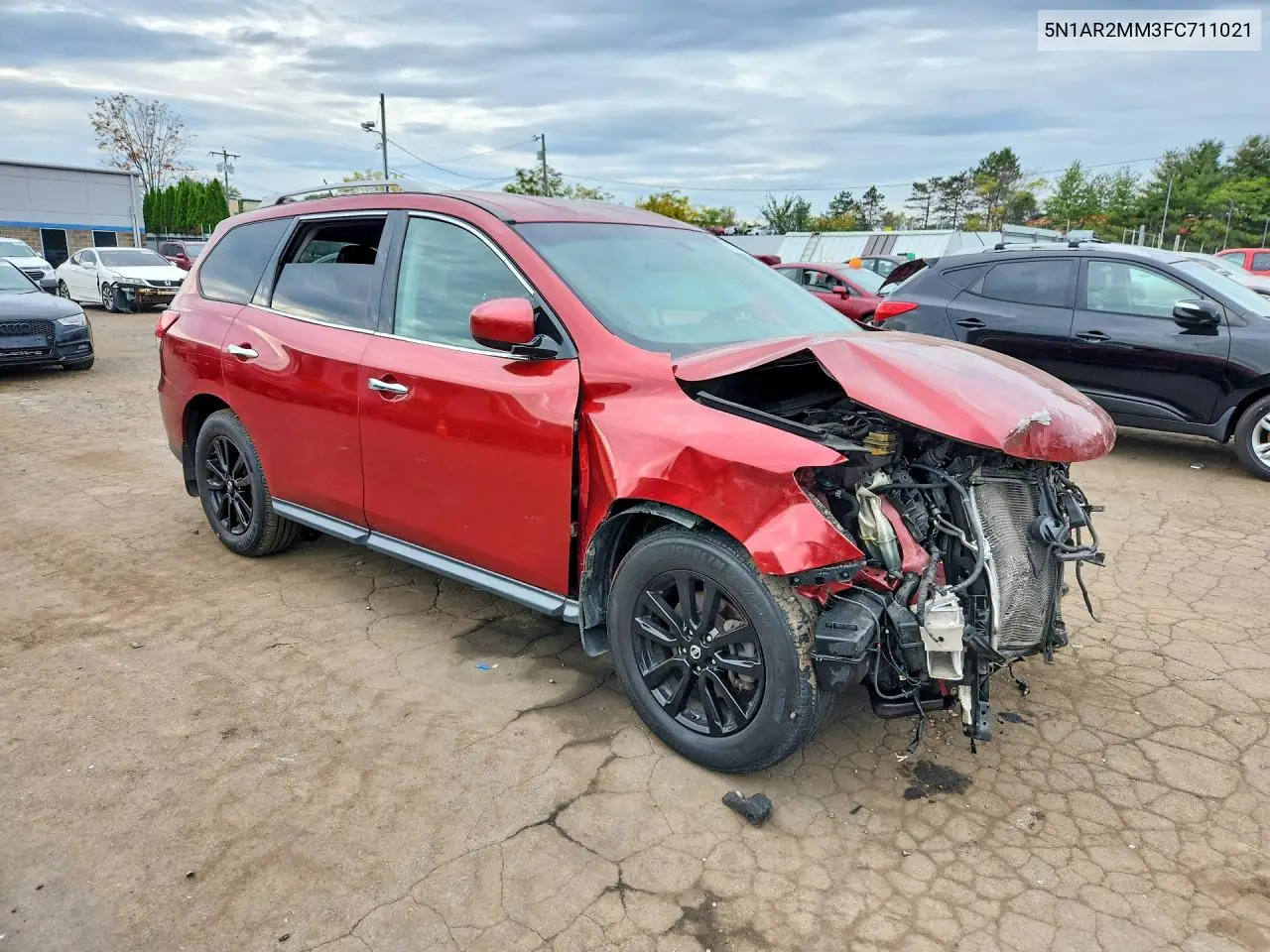 2015 NISSAN PATHFINDER VIN 5N1AR2MM3FC711021 — фото 4