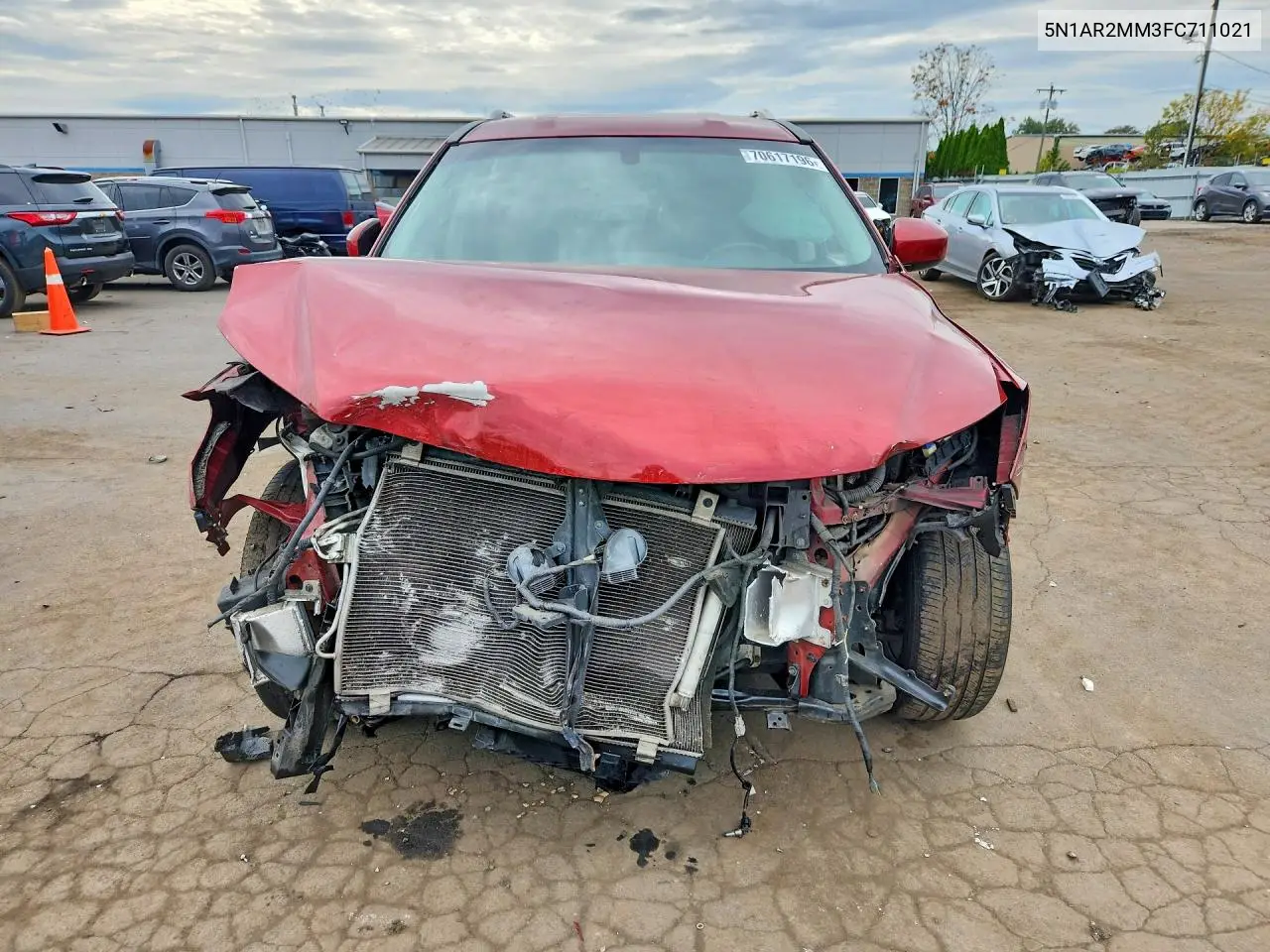 2015 NISSAN PATHFINDER VIN 5N1AR2MM3FC711021 — фото 5