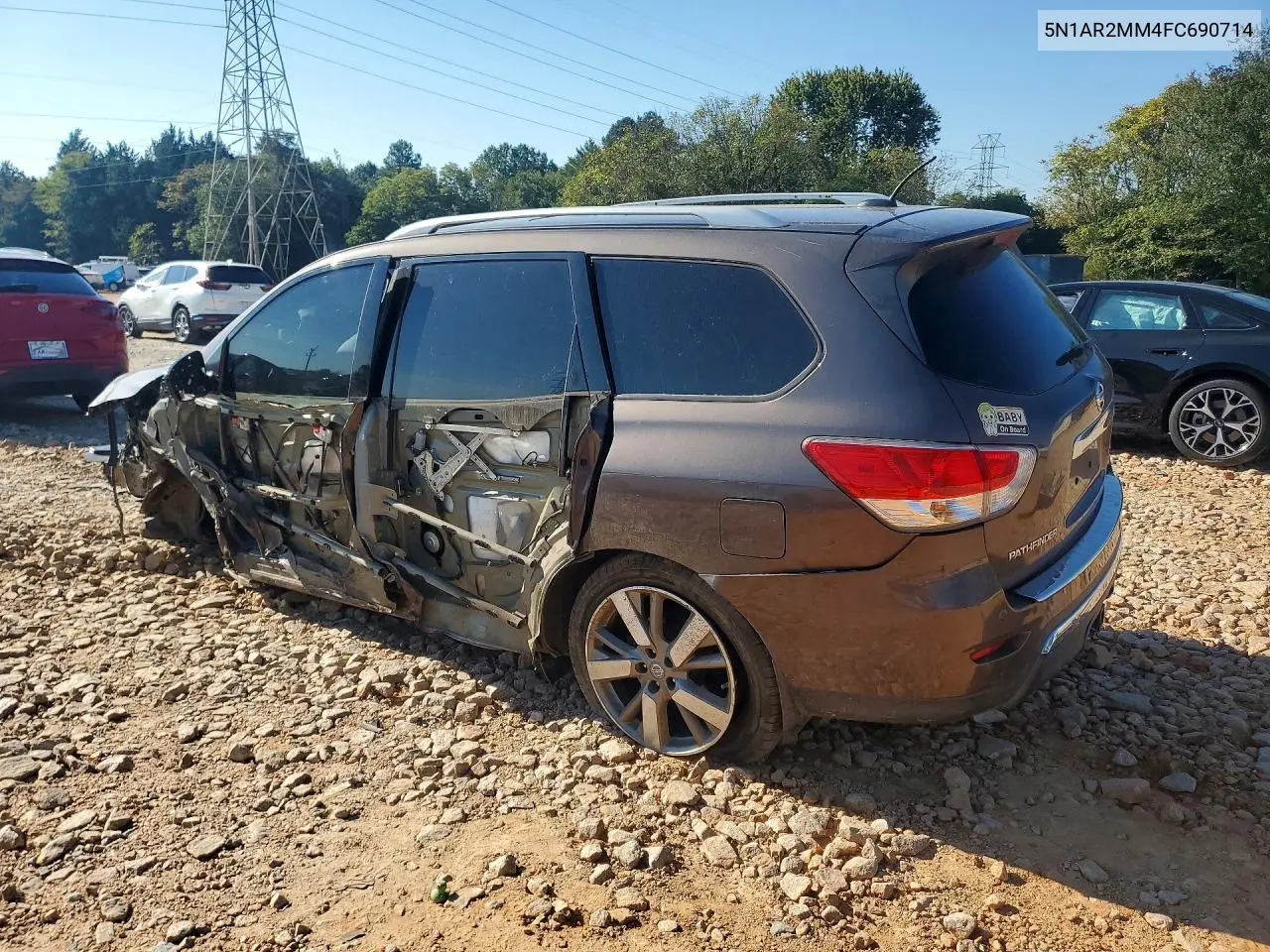 2015 NISSAN PATHFINDER VIN 5N1AR2MM4FC690714 — фото 2