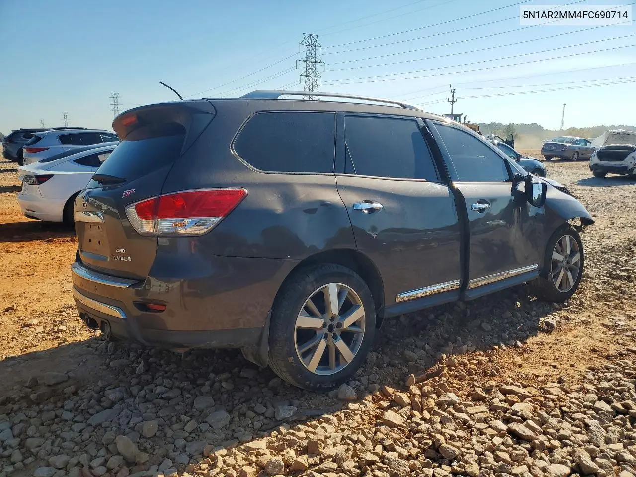2015 NISSAN PATHFINDER VIN 5N1AR2MM4FC690714 — фото 3