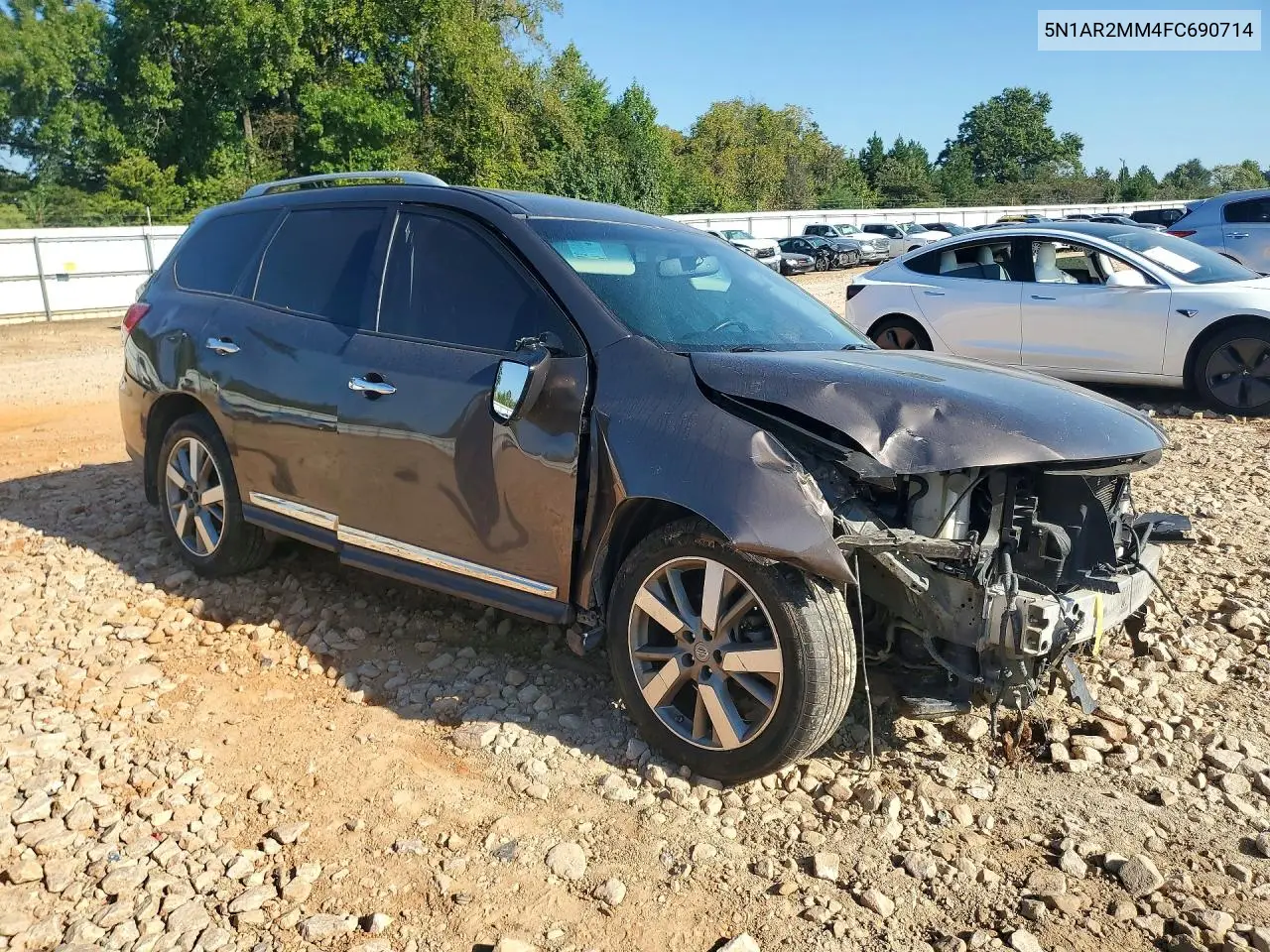 2015 NISSAN PATHFINDER VIN 5N1AR2MM4FC690714 — фото 4