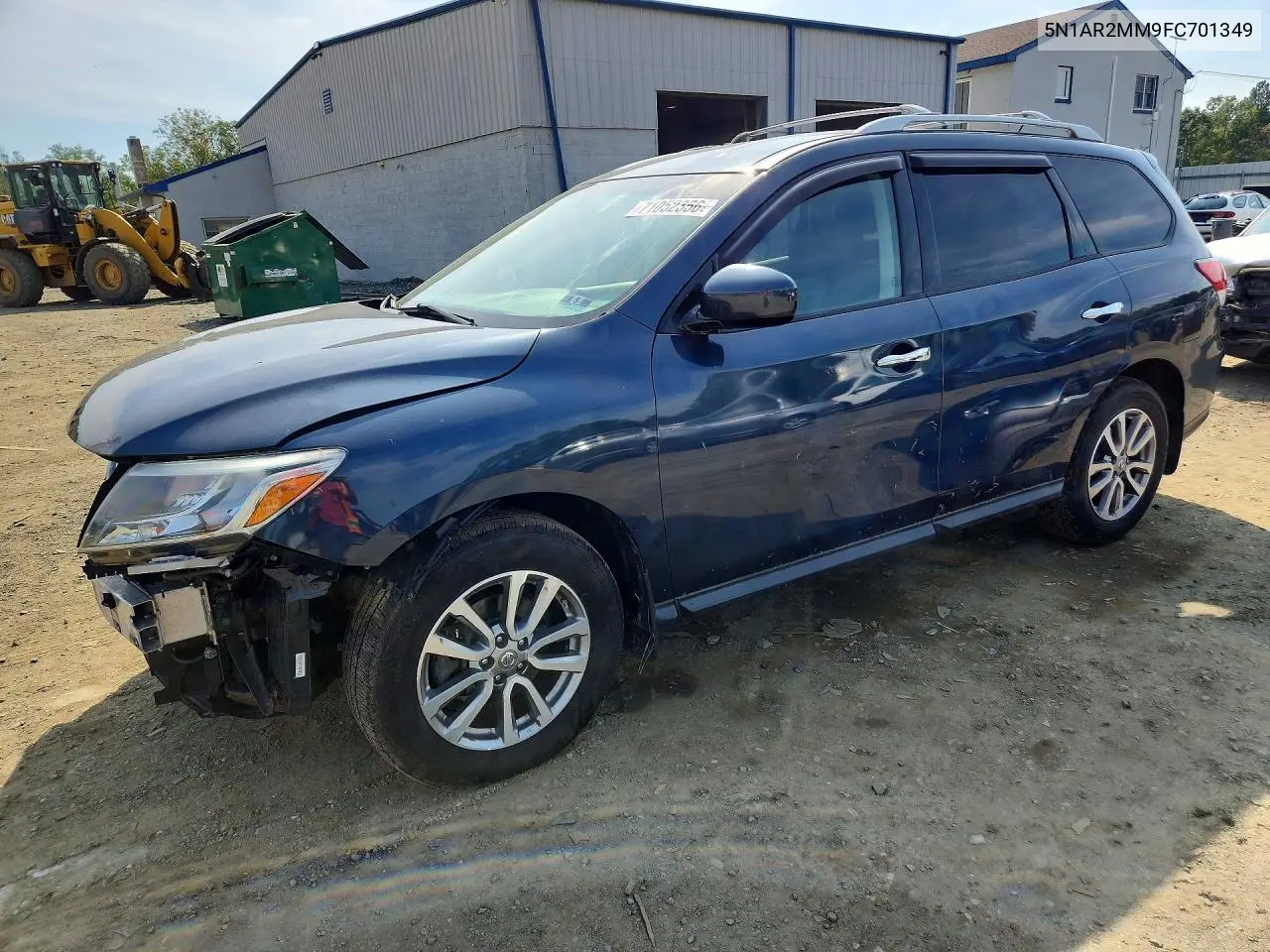 NISSAN PATHFINDER 2015, VIN 5N1AR2MM9FC701349