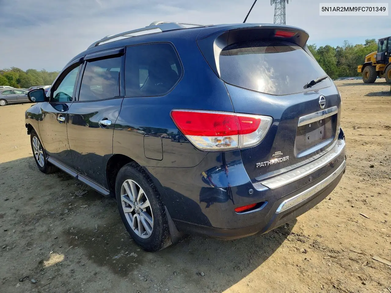 2015 NISSAN PATHFINDER VIN 5N1AR2MM9FC701349 — фото 2