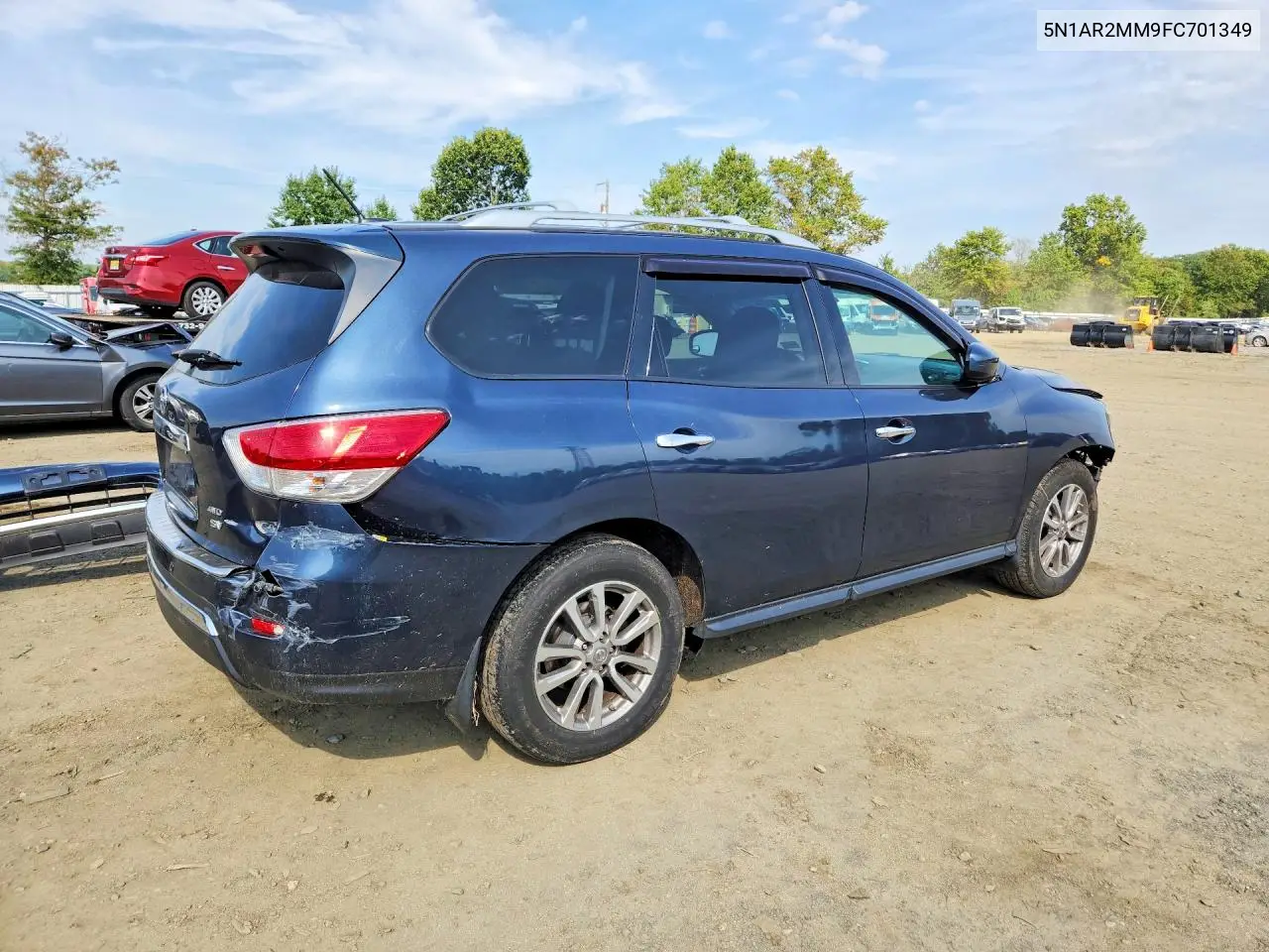 2015 NISSAN PATHFINDER VIN 5N1AR2MM9FC701349 — фото 3