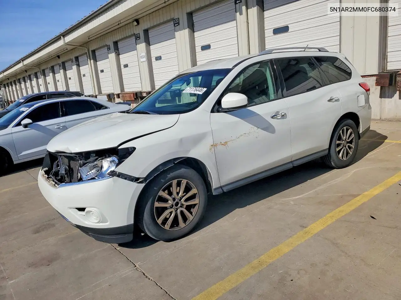 NISSAN PATHFINDER 2015, VIN 5N1AR2MM0FC680374