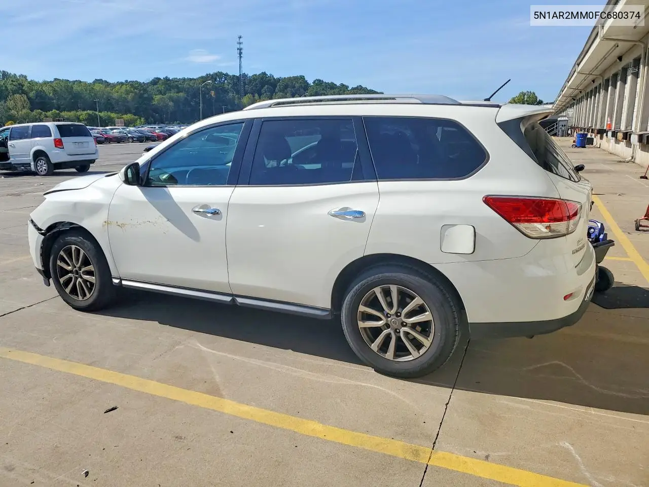 2015 NISSAN PATHFINDER VIN 5N1AR2MM0FC680374 — фото 2