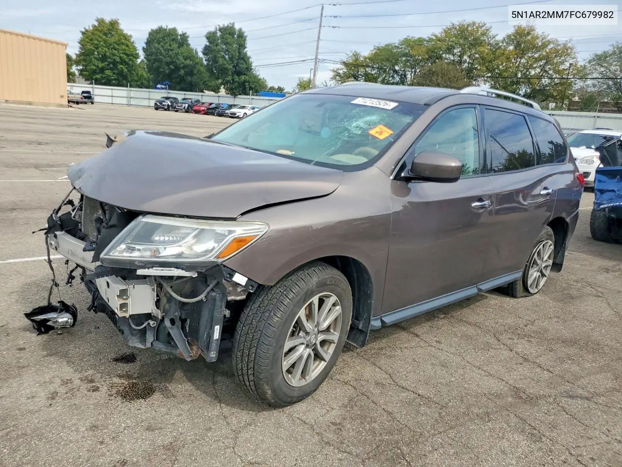NISSAN PATHFINDER 2015, VIN 5N1AR2MM7FC679982