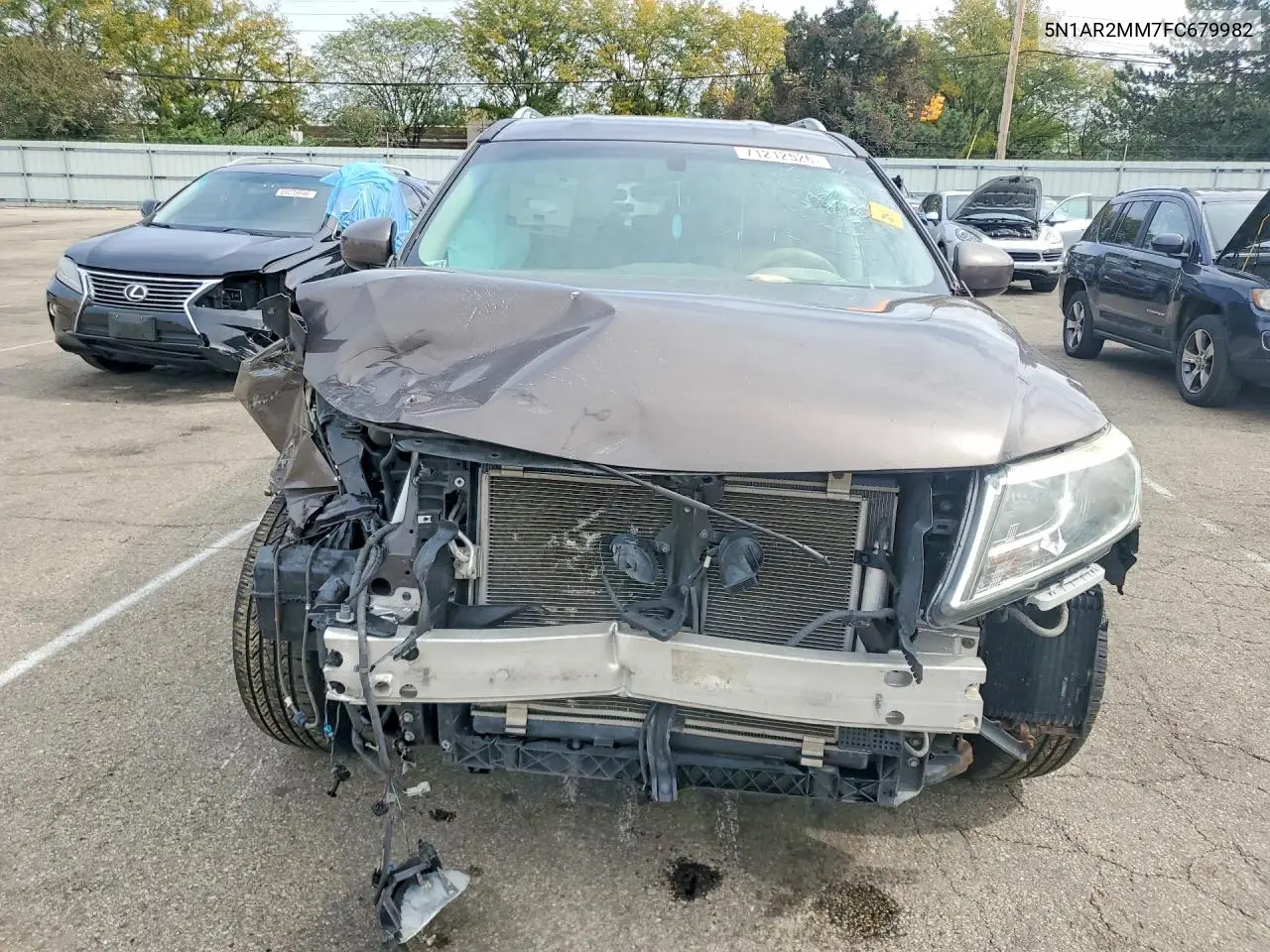 2015 NISSAN PATHFINDER VIN 5N1AR2MM7FC679982 — фото 5