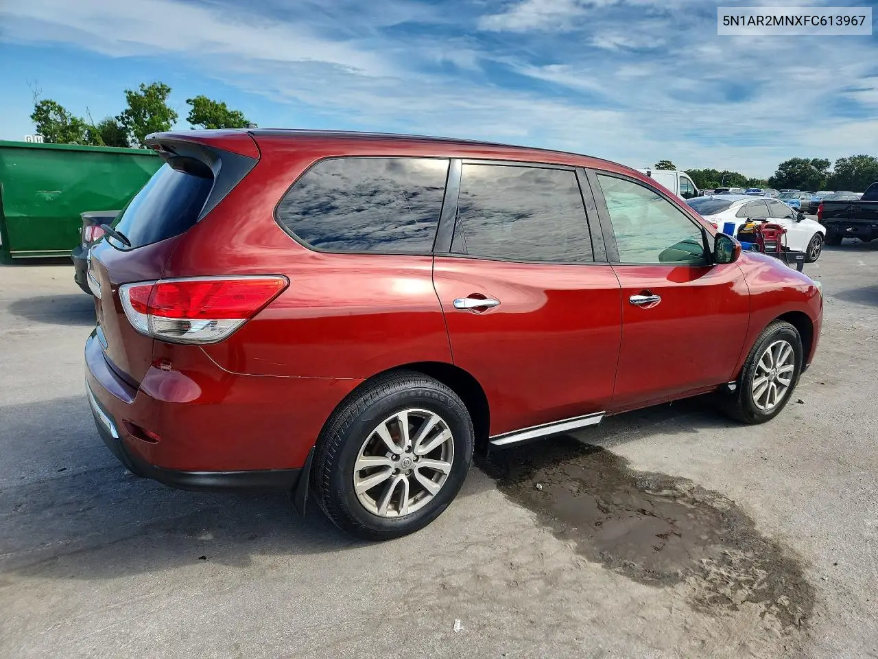 2015 NISSAN PATHFINDER VIN 5N1AR2MNXFC613967 — фото 3